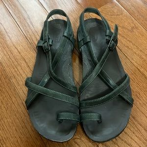 Chaco Dorra Sandals - discontinued model, soft teal color